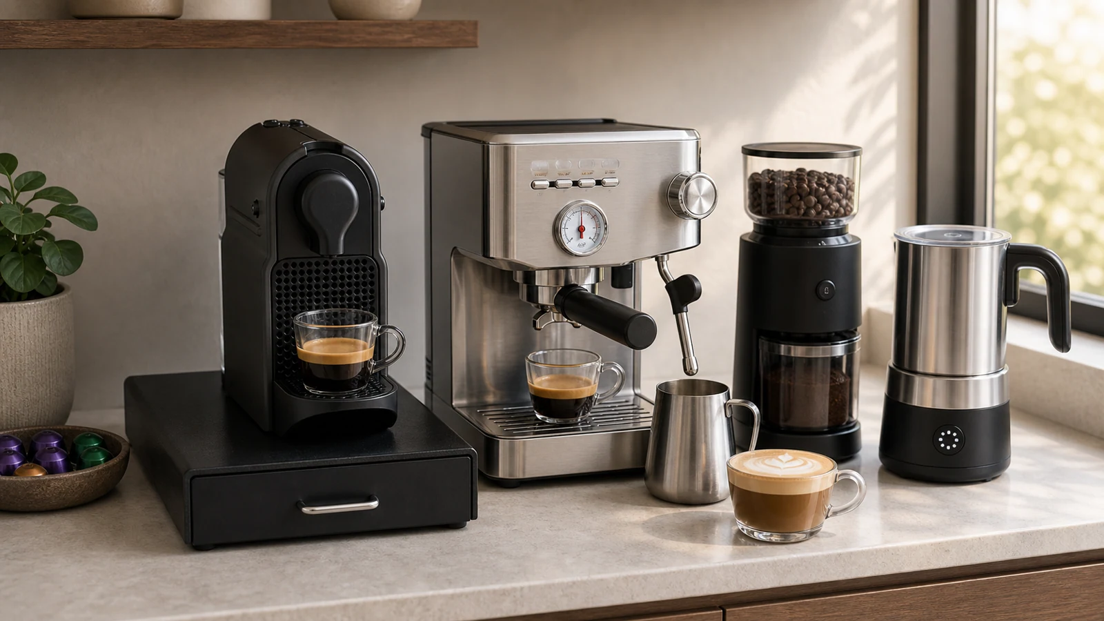 Pod vs Drip vs Espresso